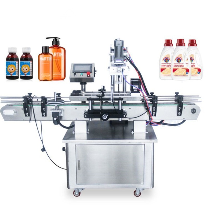 Máy xoay nắp chai tự động khí nén